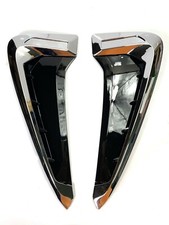 2pcs X5M Style Chrome Silver Vented Side Fender Grille Trim Cover Fits 14-18 X5