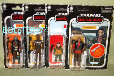 THE MANDALORIAN GREEF IG-11 KUIIL Star Wars Retro Kenner Collection 3.75'' 2021