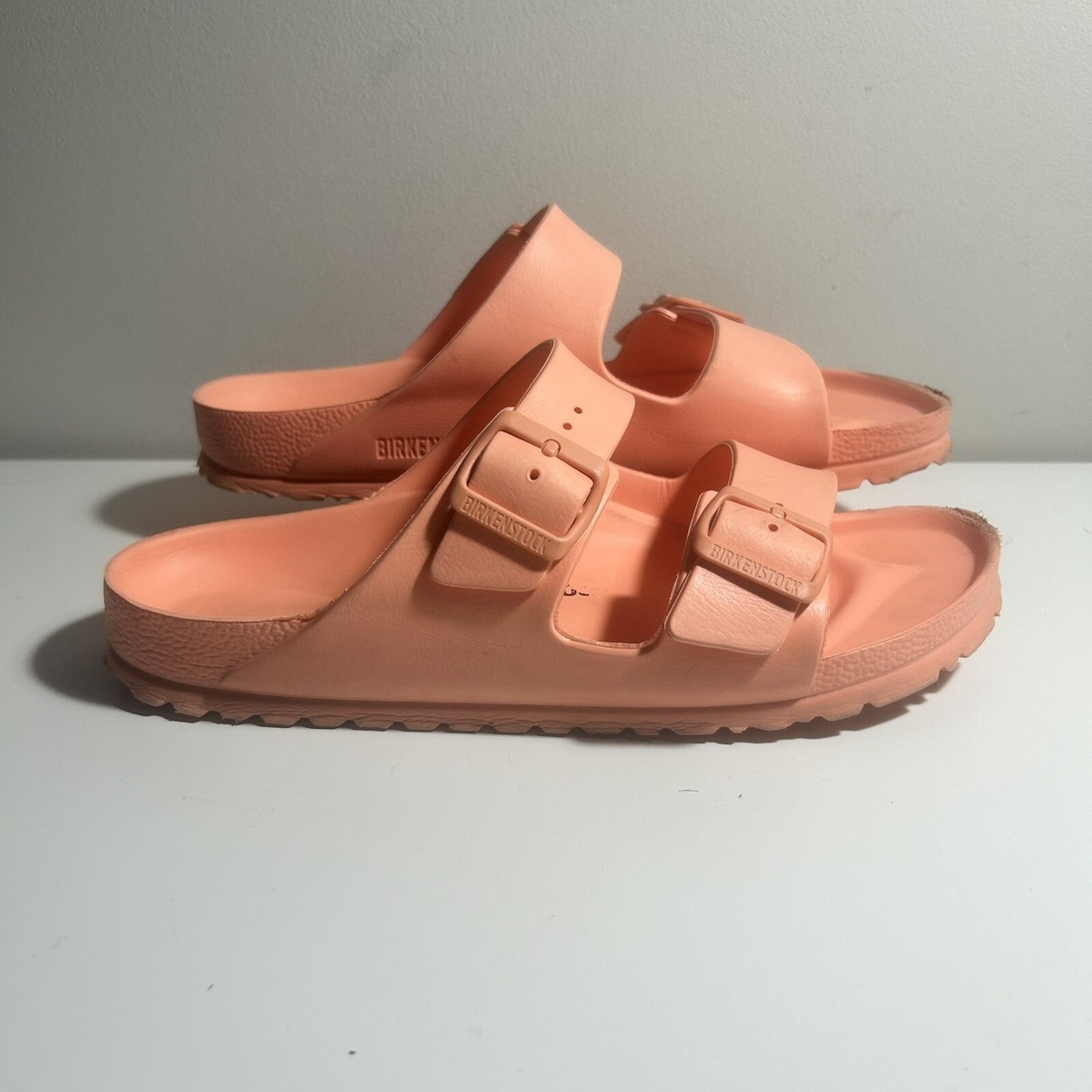 Birkenstock Arizona Rubber Sandal Size 41 Pink | eBay display picture 1