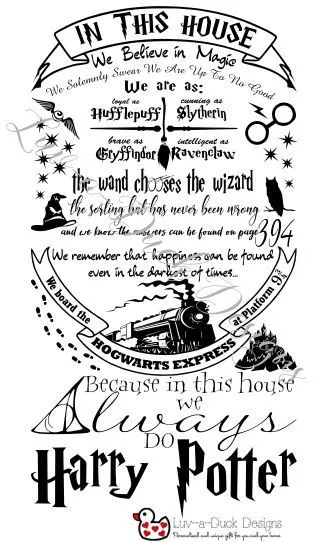 Harry Potter Vinyl Sticker - Solemnly Swear Banner - Paper House