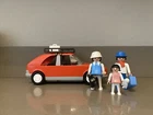 Playmobil Vintage Red Family Car 3139 With Instructions. EUC. Free Shipping.