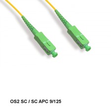 Kentek 0.5 Meter SC/SC APC OS2 9 /125 Simplex...