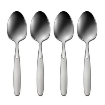 Oneida Paradox Set of 4 Dinner / Oval Bowl Soup Spoons 7 1/4''