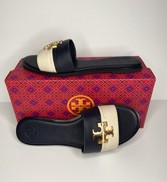 tory burch black slides