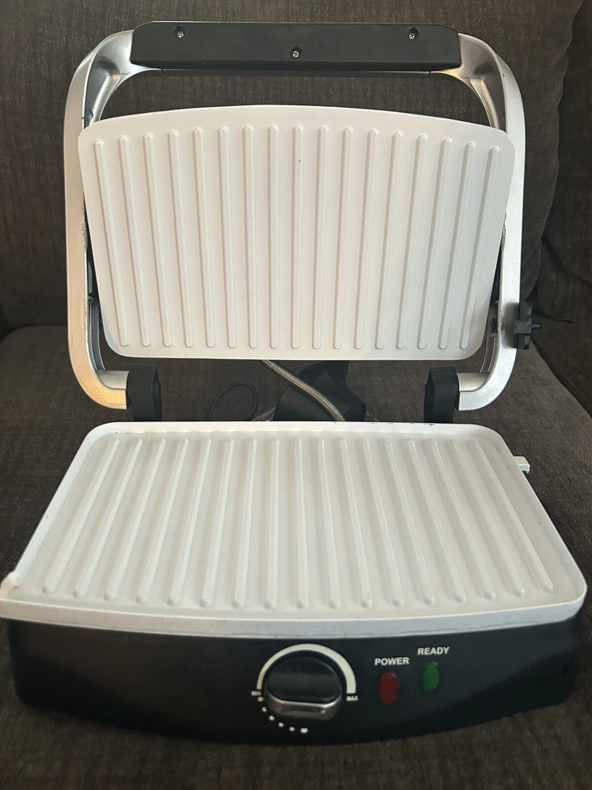 Chefman RJ02-180 1000W Panini Press - Black No Box Grill Sandwich Maker Italian