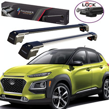 Roof Racks Cross Bars For Hyundai Kona SUV 2018-2026 Lockable Pair