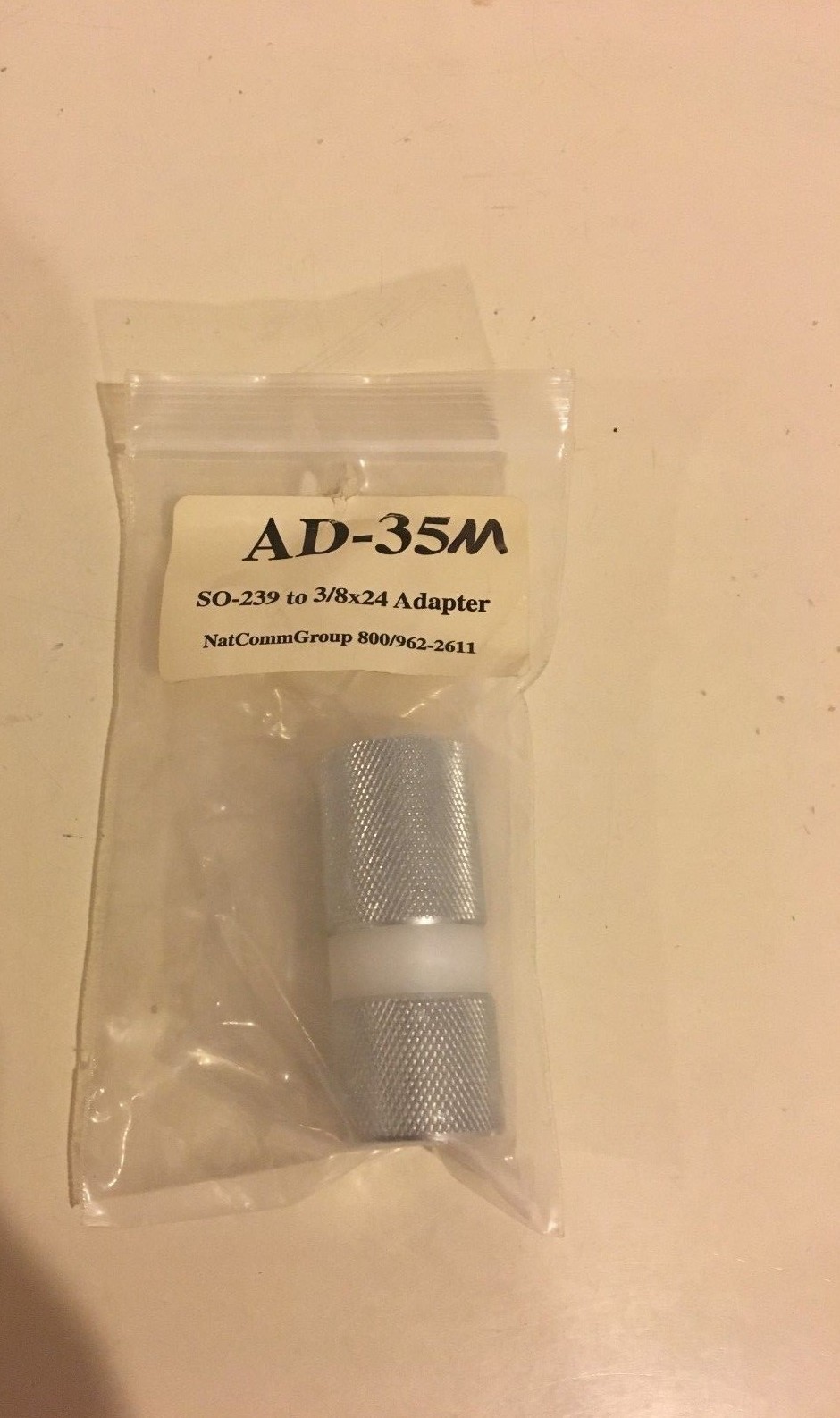 Adaptateur Antenne – SO-239 Vers 3/8 X 24 – Connecteur Radio – Neuf