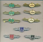 Set of 9 rare different Germany DDR military badge pin badges medal order