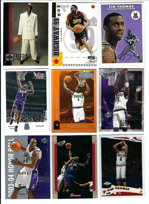 1997-98 Upper Deck Tim Thomas RC Knicks Bucks 76ers Bulls Lot Villanova