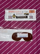 Rip n Roll Replacment Lens Copper Tint Roll Off Lens  Goggles Utopia Slayer