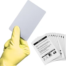 Card Reader Cleaning Cards -  Dual Side Credit Card Reader Cleaner, CR80 Card Re