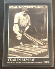 1992 Megacards Baseball BABE RUTH #18 Yankees