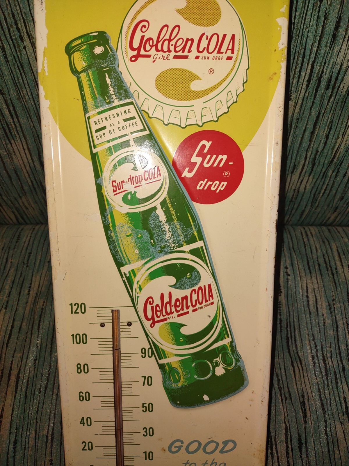 vintage original soda advertising thermometer eBay