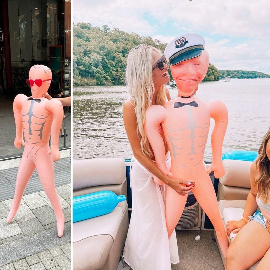 Inflatable Male Doll 150cm Blow Up Man Hen Night Xmas Gift B