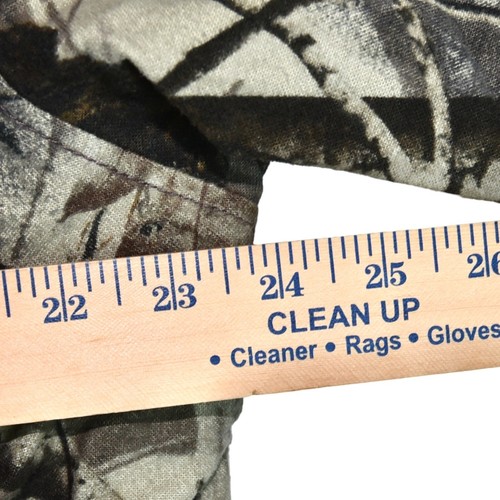 10X Realtree Hardwoods Camo Heavy Flannel Button Up L/S Hunting Shirt Size L VTG - Picture 9 of 10