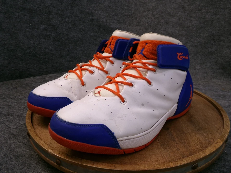 Nike Air Jordan Melo 1.5 Knicks Hogar Tenis Zapatos 631310-108 Para hombres Talla 11.5 Foto 3 de 4
