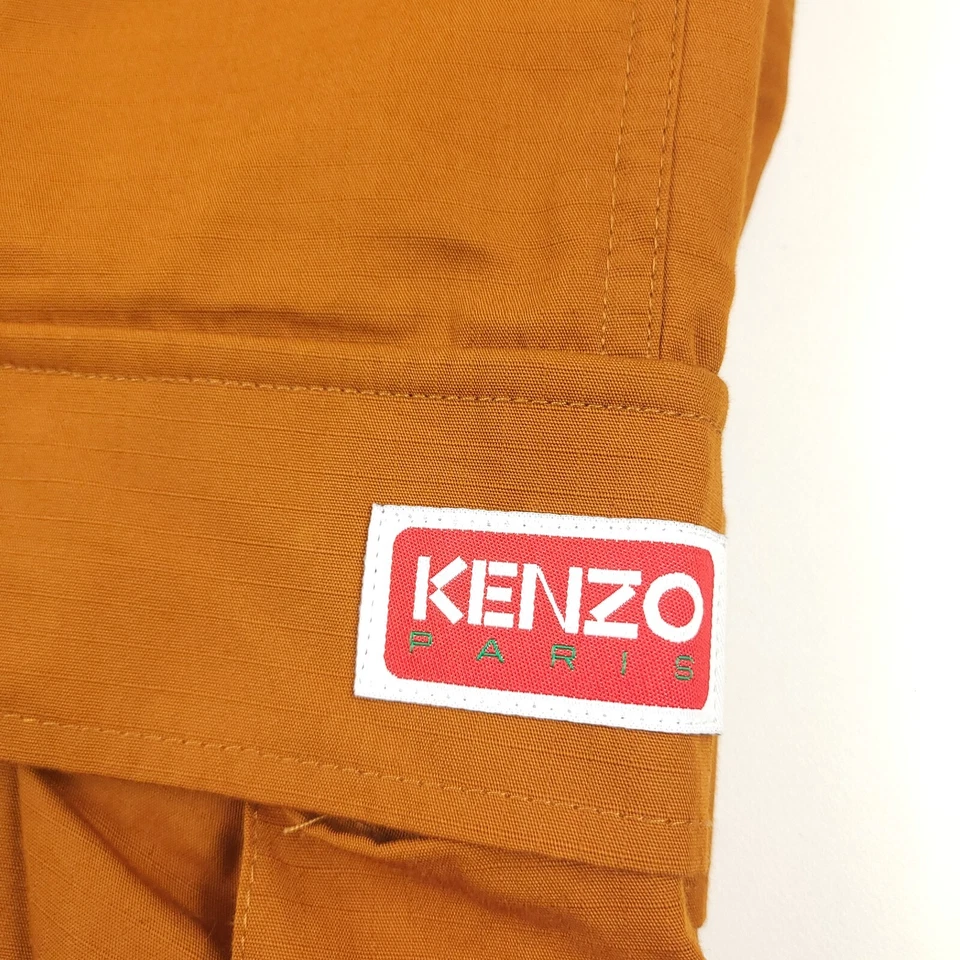 $530 KENZO Naranja Cordón Carga Ropa de Trabajo Pantalones Para Hombre Talla (36) 33 X 28 Foto 3 de 4
