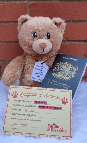 Loved Before Build a Bear Adoption Certificate Save the World Plant a Tree - Bild 7 von 12