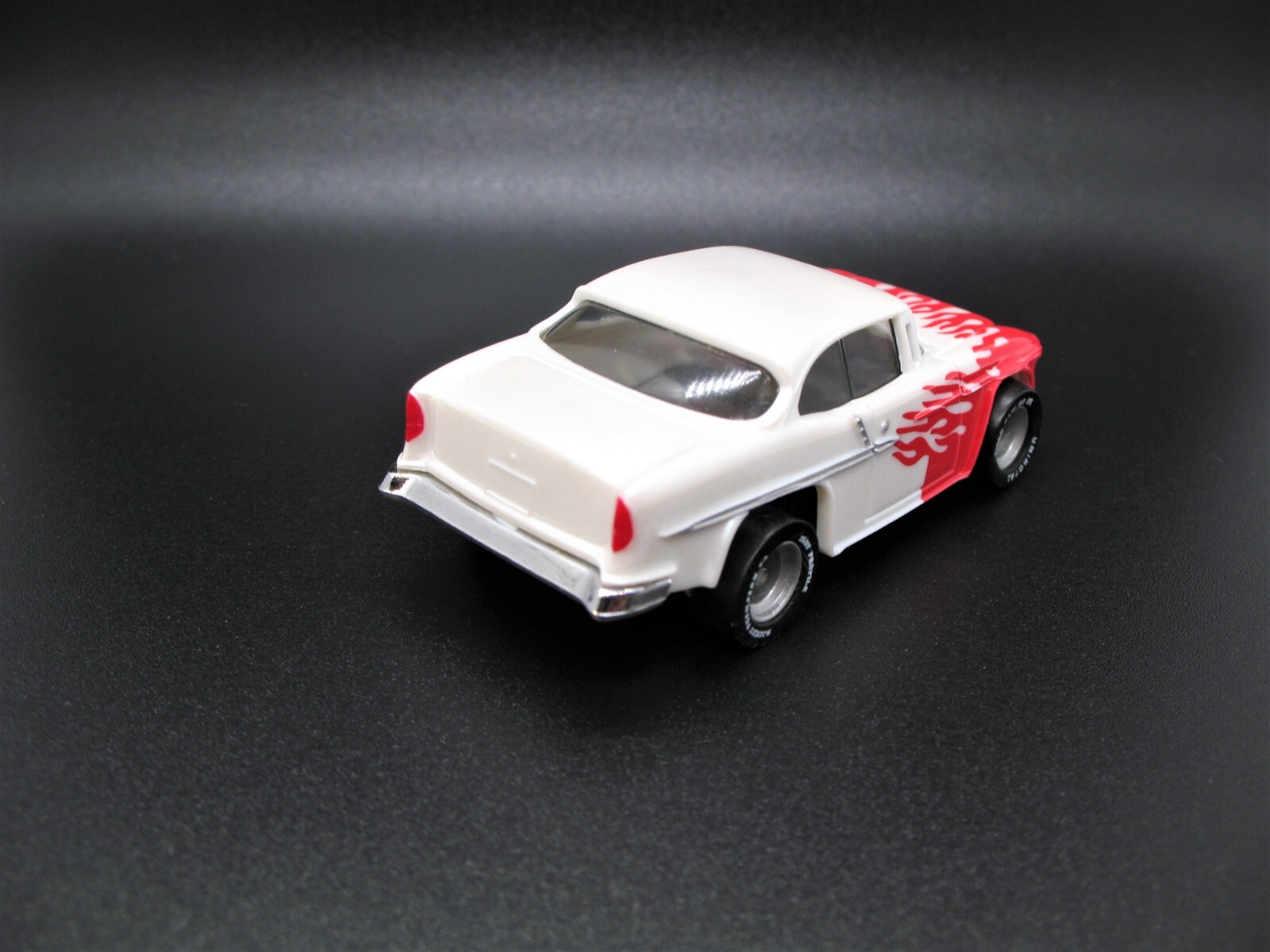 Dash AFX '55 Chevy HO slot car white/flames eBay