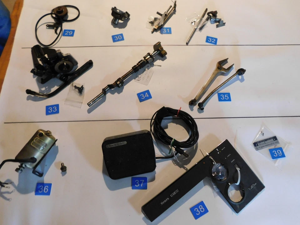 E5 Sears Kenmore 158 17741 Sewing Machine PARTS - Image 4 of 4