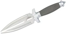 Gil Hibben United Cutlery Double Shadow Dagger Knife w/ Leather Sheath