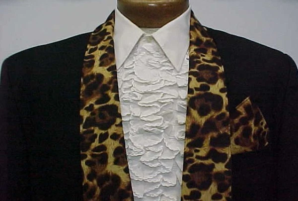Leopard print shop smoking jacket