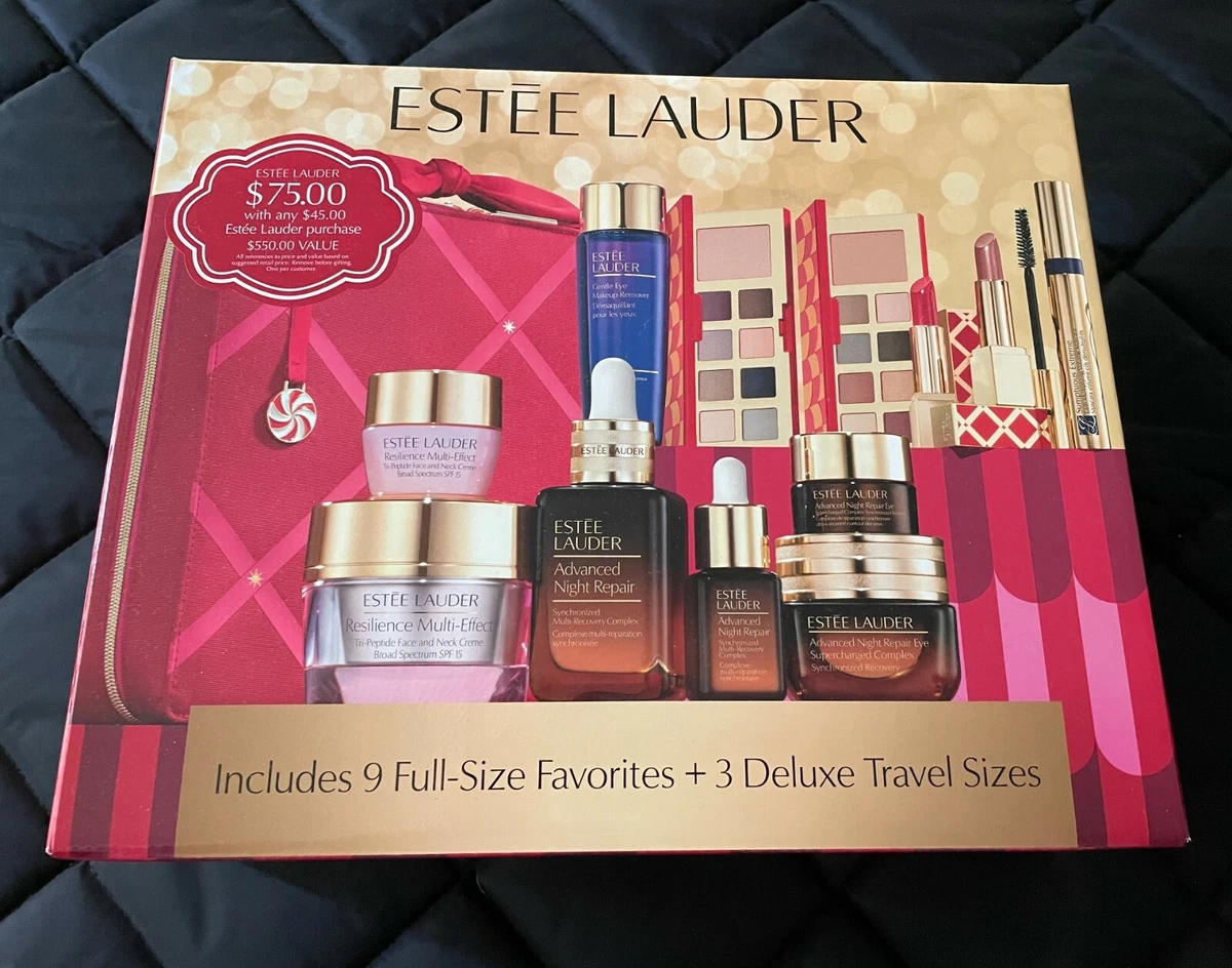 Estee LauderGift Set,Beauty Includes 9 Full Size Favorites 3 Deluxe