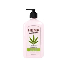 Hemp Heaven Moisturizing Body Lotion Strawberry Hibiscus 18 OZ