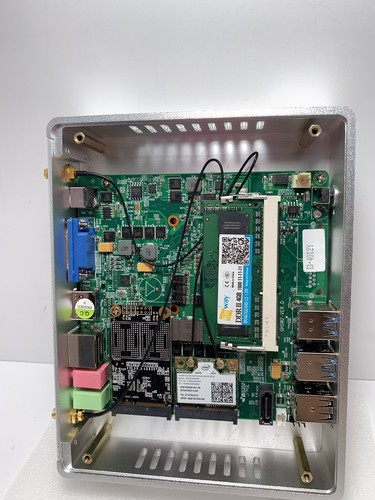 XCY Mini PC Intel Core i3-4012Y DDR III 4GB HDMI VGA 6* USB Wifi. Silver. NEW. - Picture 10 of 10
