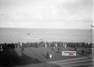 Nautische Veranstaltung in Monaco, Alte Fotoplatte, Glasplatte Negativ 9x12 cm