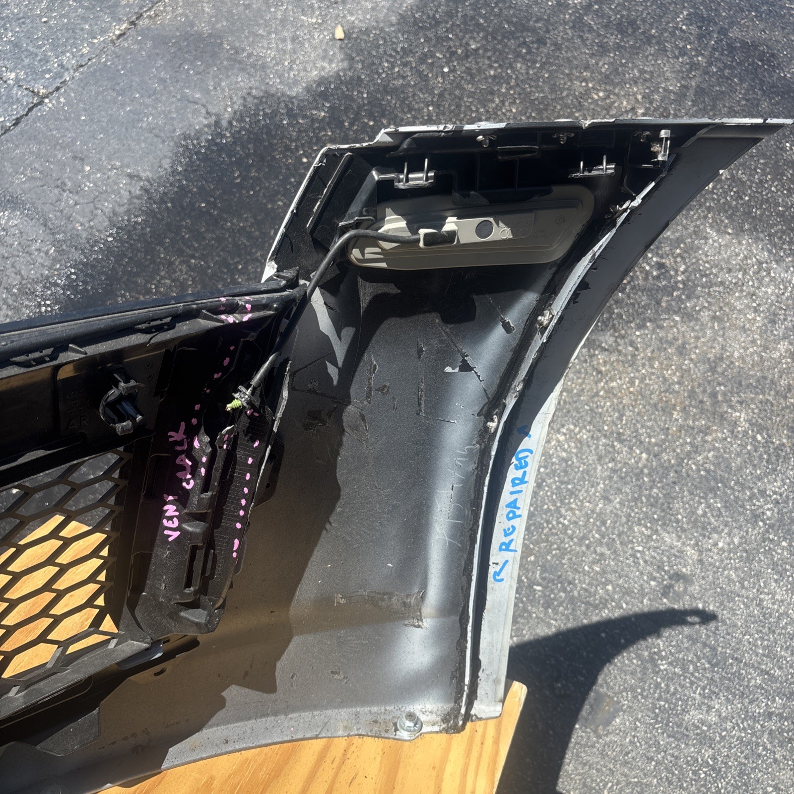 2015-19 Audi R8 Front Bumper Skin Cover 4S0807437B #2410