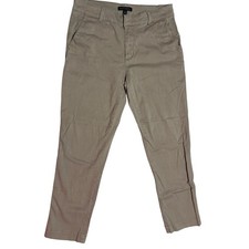 Banana Republic Women  s Khaki Chino Pants Size 10 Beige Slim Straight Casual