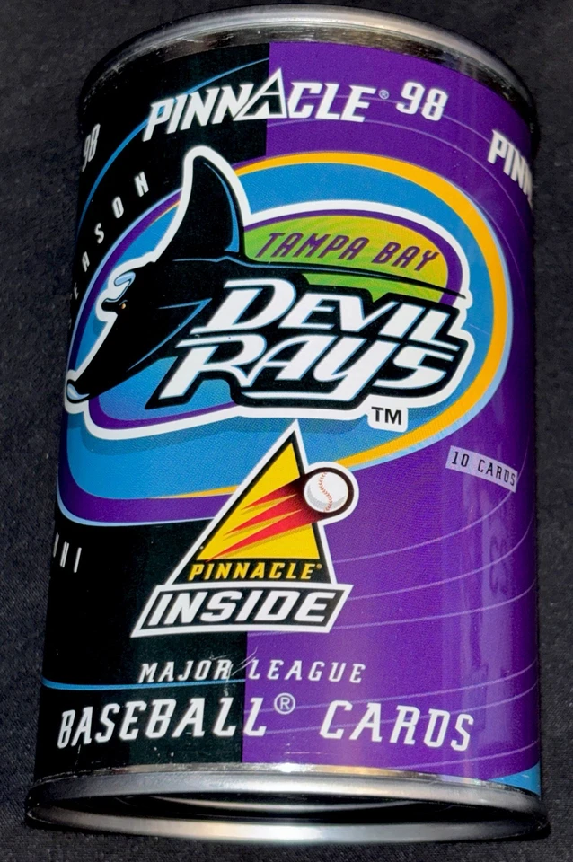 5 1998 Pinnacle Inside MLB Cans SP CHASE VERSIONS Unopened: Marlins Rays Dbacks - Image 3 of 4