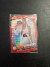 2025 Panini Prizm WNBA - Rookie Variation Saniya Rivers #150 Red Pulsar Prizm...