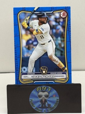 2026 Topps Bowman Jackson Chourio #4 /150 Blue