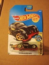 Hot Wheels HW Contoured 2/10 Volkswagen Kafer Racer Black Momo 156/365