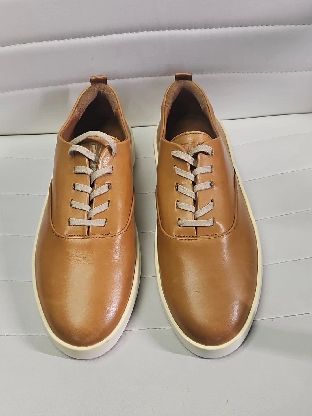 Wolf & Shepherd Men’s Cruise Lace Up Shoe Tan Leather Sz 6.5 Sneaker NWOB