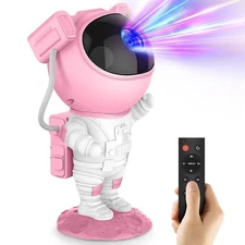 AceGamer Astronaut Galaxy Projector Night Light with Timer and Remote Star St...