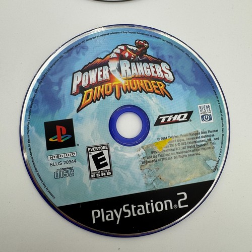 Power Rangers: Dino Thunder Sony PlayStation 2 PS2 Guarantee TESTED WORKING ✅