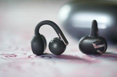 SoundPEATS Clip 1 Open Ear Earbuds 12mm Dolby Audio Comfortable & Secure Clip-on