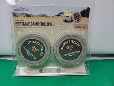 Adventuridge Portable Campfire 2 Pack Lightweight, Durable & Sturdy Up To 4Hrs