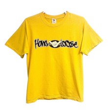 Vintage 90s Hang Loose Shaka Hand T Shirt Large Yellow Surf Skate