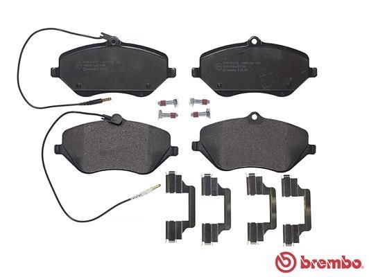 Plaquettes de frein Brembo P 61 119 idéales pour les trajets urbains et départs en vacances