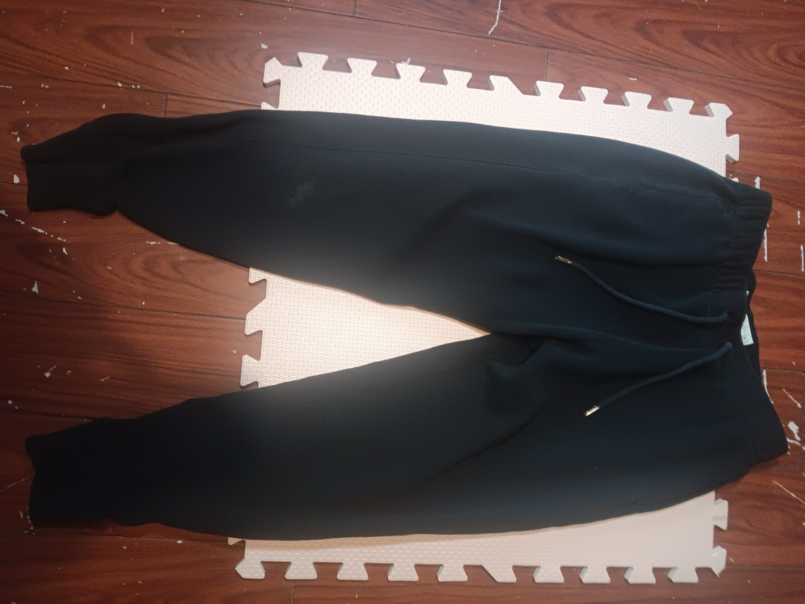 Abercrombie & Fitch Soft A&F Fleece Jogger Sweatpants Black Size Small