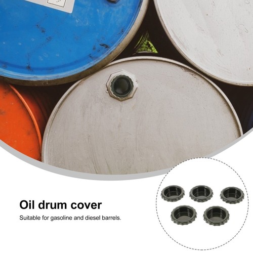5 Pcs Oil Drum Lid Metal Bung Plug Caps for Drums Chemical Cover - Picture 12 of 12