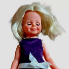 Crissy Cousin VELVET 1970 American Doll 15” Growing Hair IDEAL Toy Purple Dress — photo 2