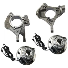 Knuckle Front Driver & Passenger Side Left Right for Jeep Wrangler 2007-2010