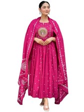 Women  s Embroidered Anarkali Kurta Set