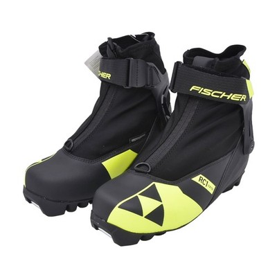 FISCHER RC1 Jr Combi Black/Yellow Junior Ski Boots (S40424V)
