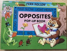 Vintage Fern Hollow Opposites Pop-up Book